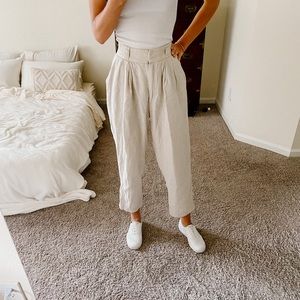 Relaxed linen pants